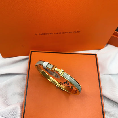 [LUXORA]CLASSIC HM CLIC GREEN 8MM ENAMEL BRACELET