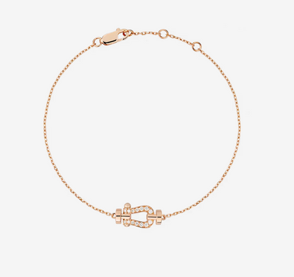 [LUXORA]FORCE 10 FULL DIAMOND BUCKLE CHAIN LINK MINI MODEL