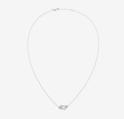 [LUXORA]FORCE 10 DIAMOND SILVER NECKLACE MINI MODEL
