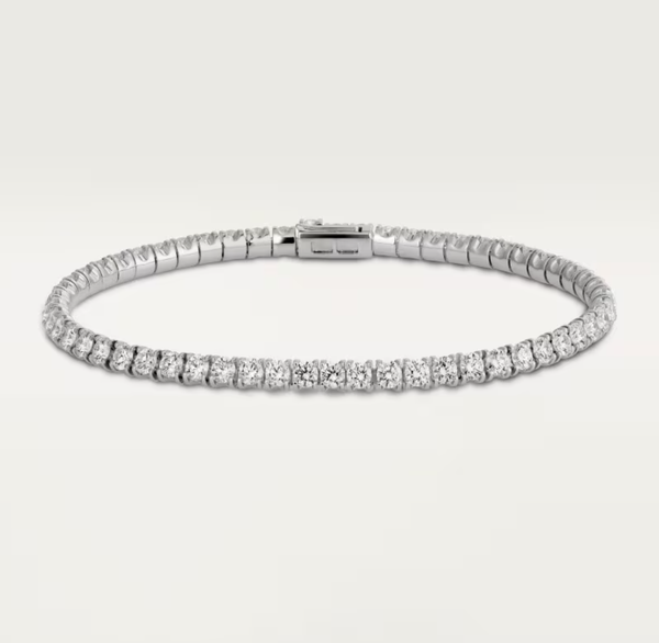 [LUXORA]  CLASSIC BASEBALL BRACELAT, 52 DIAMOND