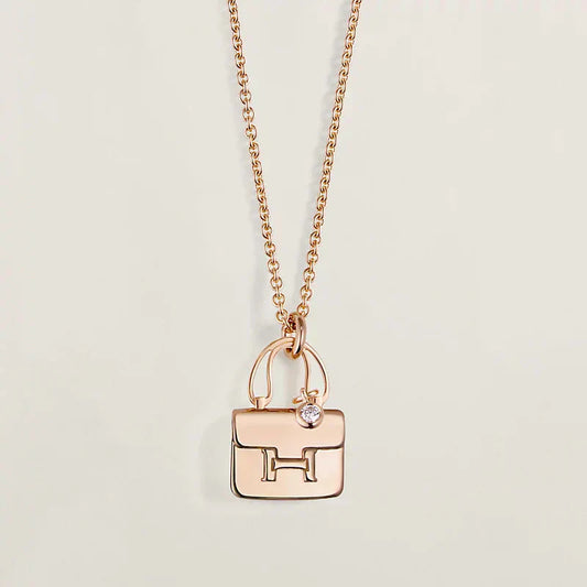 [LUXORA]AMULETTE ANHÄNGER ROSÉGOLD KETTE