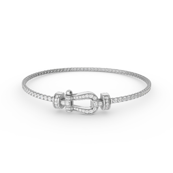 [LUXORA]FORCE  HORSESHOE  DIAMOND TENNIS BRACELET