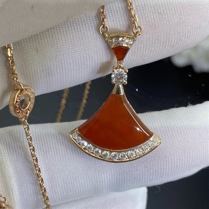 [LUXORA]DREAM NECKLACE CARNELIAN DIAMOND