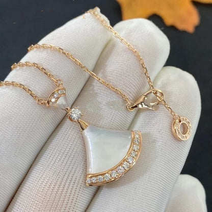 [LUXORA]DREAM NECKLACE MOP PINK GOLD DIAMOND
