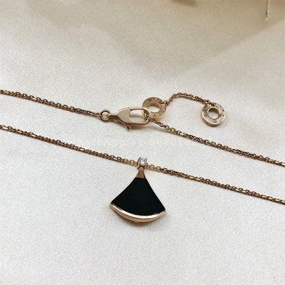[LUXORA]DREAM NECKLACE ONYX 1 DIAMOND