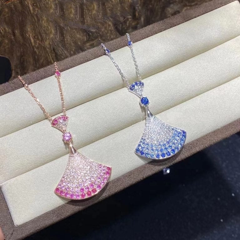 [LUXORA]DREAM NECKLACE AGATE SILVER DIAMOND