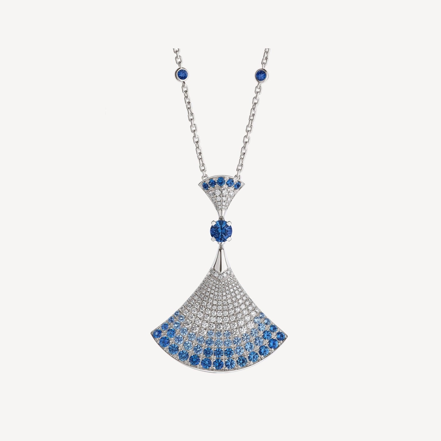 [LUXORA]DREAM NECKLACE AGATE SILVER DIAMOND