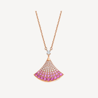 [LUXORA]DREAM NECKLACE PINK GOLD PINK DIAMOND
