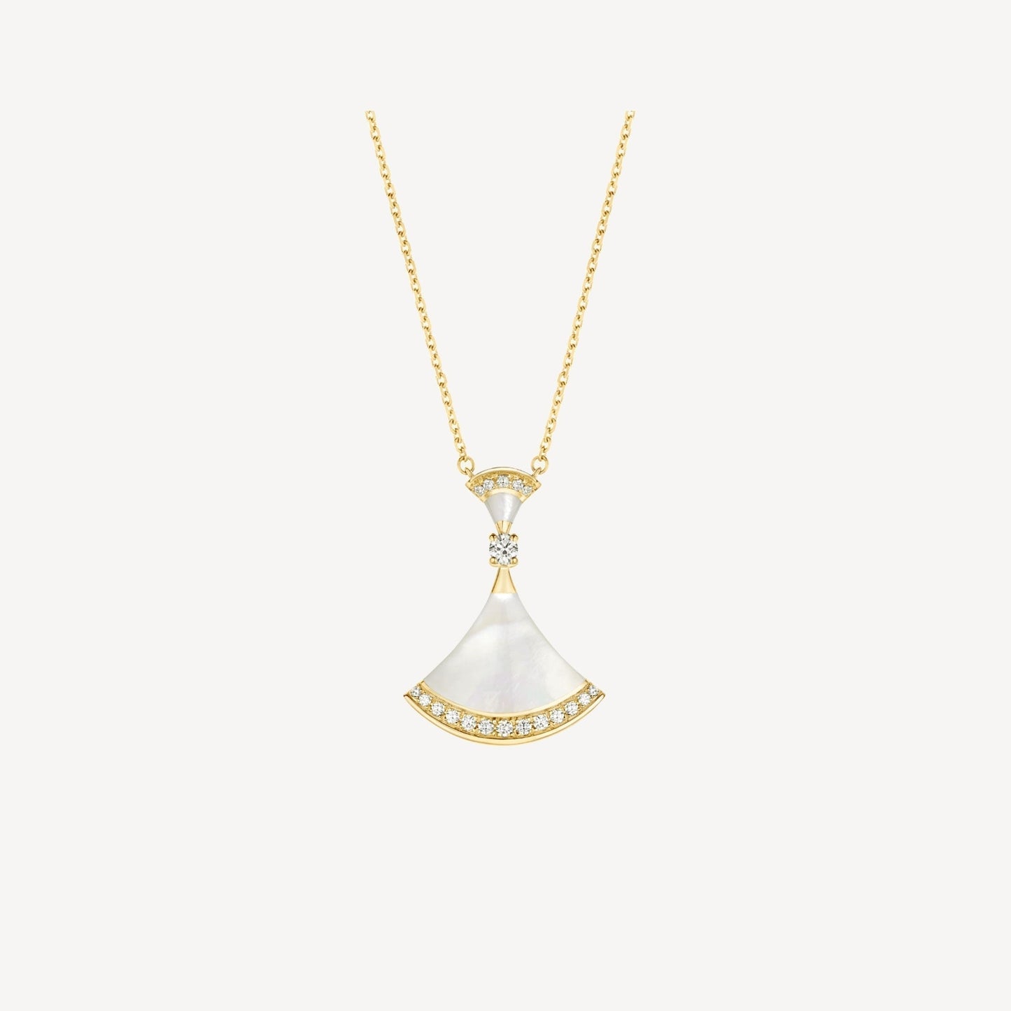 [LUXORA]DREAM NECKLACE MOP GOLD DIAMOND