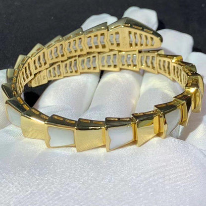 [LUXORA]SERPENTI BRACELET MOP GOLD