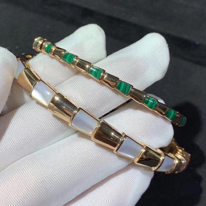 [LUXORA]SERPENTI BRACELET PINK GOLD MOP
