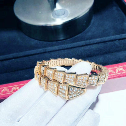 [LUXORA]SERPENTI BRACELET 8MM PINK GOLD DIAMOND