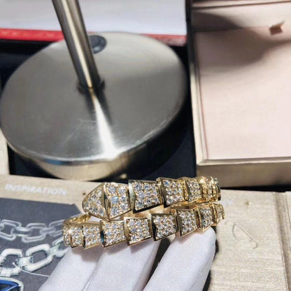 [LUXORA]SERPENTI BRACELET 8MM GOLD DIAMOND
