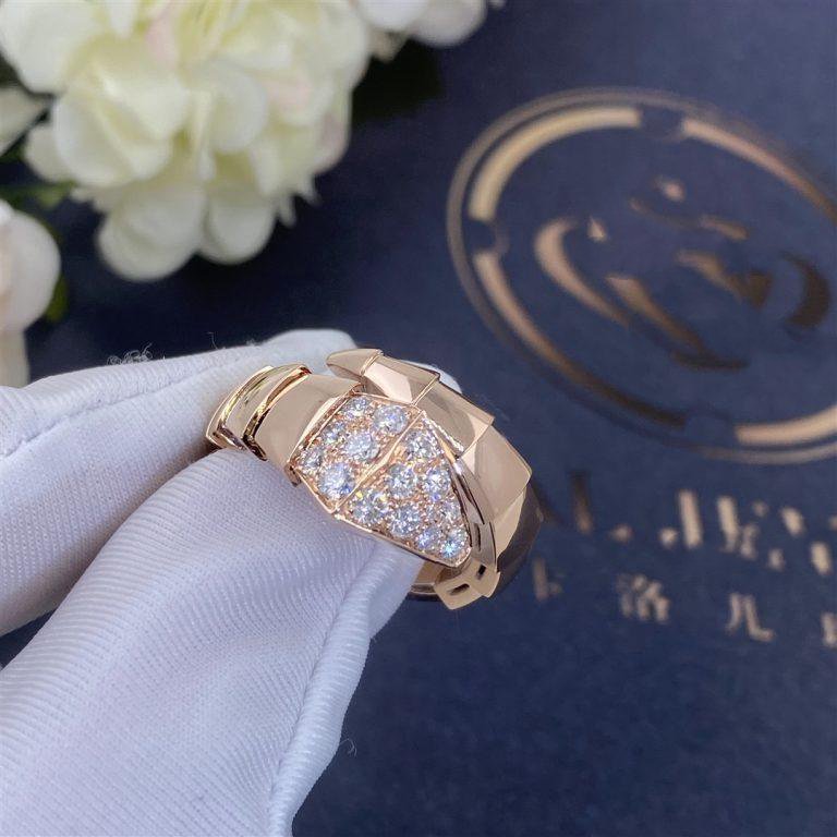 [LUXORA]SERPENTI RING PINK GOLD DIAMOND