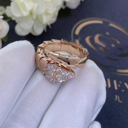 [LUXORA]SERPENTI RING PINK GOLD DIAMOND