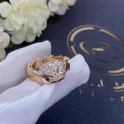 [LUXORA]SERPENTI RING PINK GOLD DIAMOND