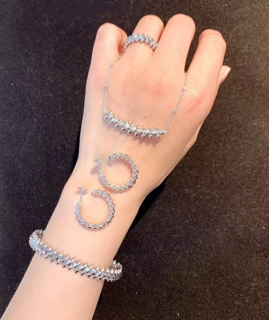[LUXORA]CLASH SILVER BRACELET