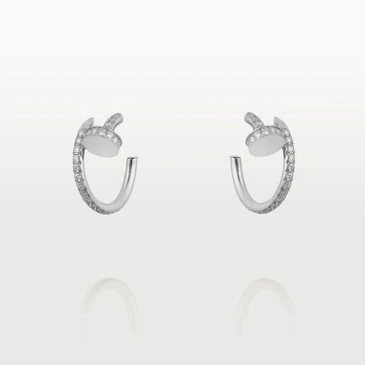 [LUXORA]JUSTE OHRRINGE 12.75MM SILBER DIAMANT