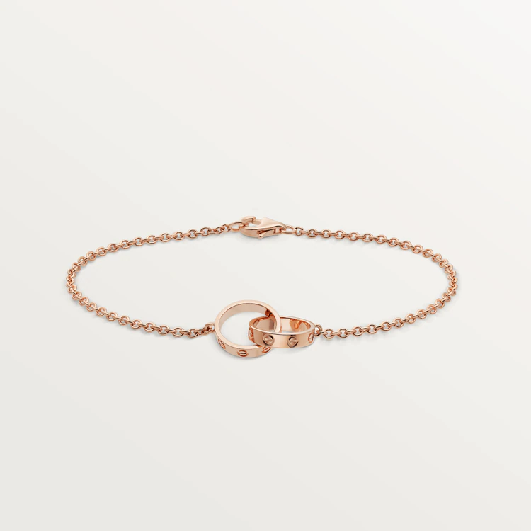 [LUXORA]LOVE BRACELET DOUBLE RING