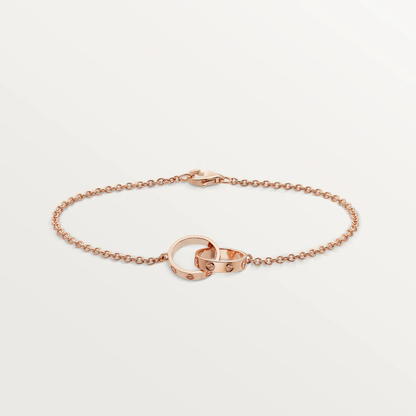 [LUXORA]LOVE BRACELET DOUBLE RING