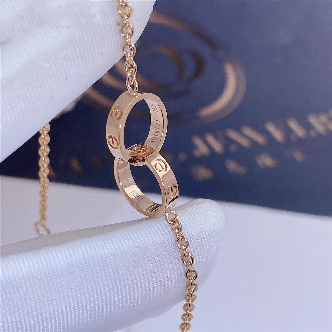 [⭐JeweliWhal]LOVE BRACELET DOUBLE RING