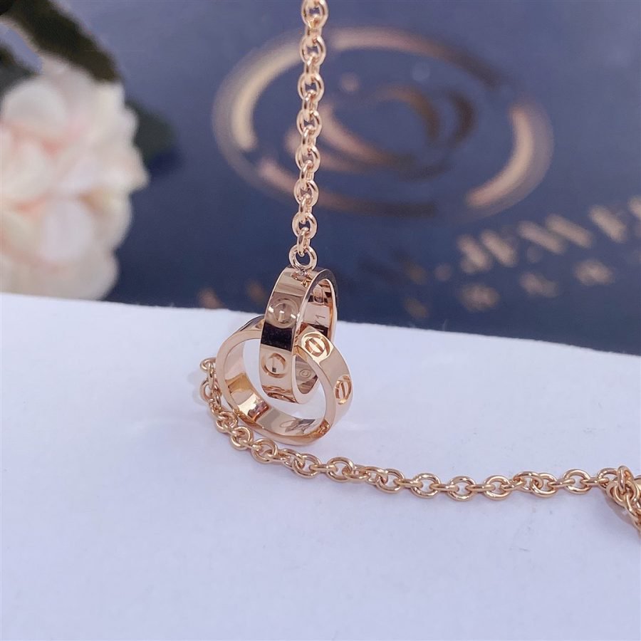 [⭐JeweliWhal]LOVE BRACELET DOUBLE RING