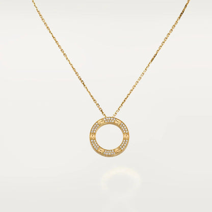 [LUXORA]LOVE NECKLACE ADJUSTABLE ROSE GOLD