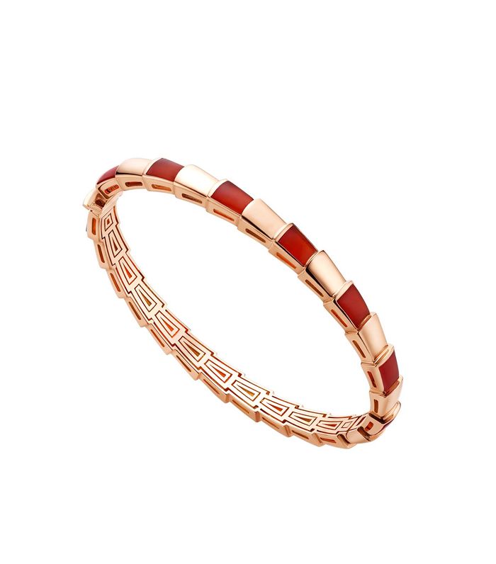 [LUXORA]SERPENTI BRACELET PINK GOLD RUBELLITE