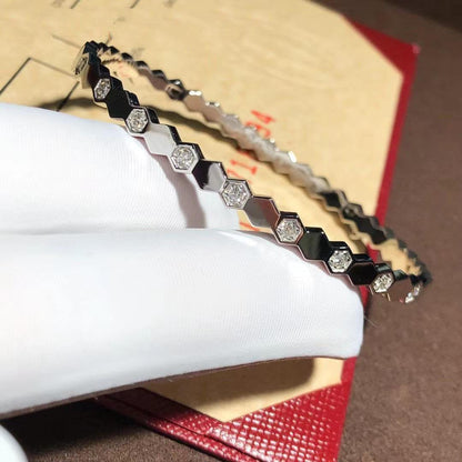 [LUXORA]BEE LOVE SILVER DIAMOND BRACELET