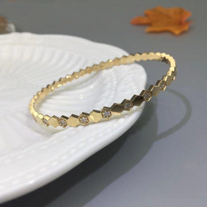 [LUXORA]BEE LOVE GOLD DIAMOND BRACELET