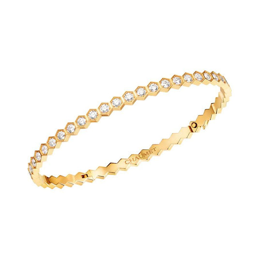 [LUXORA]BEE LOVE GOLD ARMREIF VOLLSTÄNDIG MIT DIAMANTEN