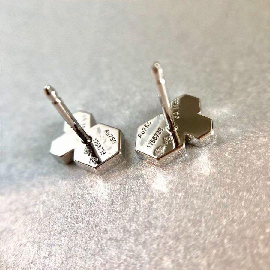 [LUXORA]BEE LOVE SILVER DIAMOND EARRINGS