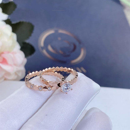 [LUXORA]BEE LOVE RING PINK GOLD 1 DIAMOND