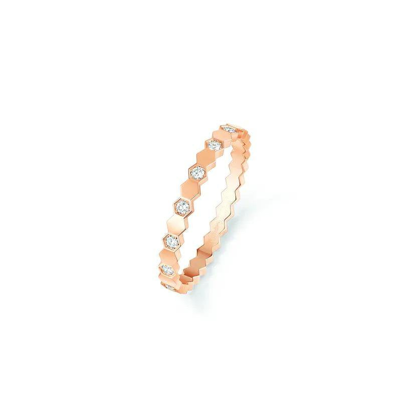 [LUXORA]BEE LOVE RING PINK GOLD DIAMOND