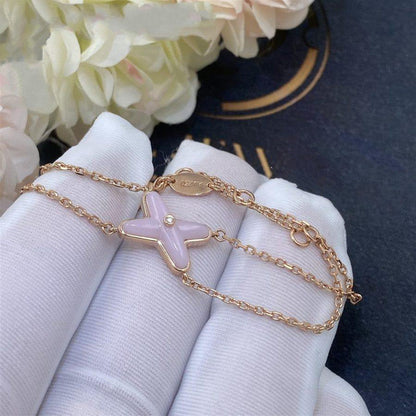 [LUXORA]JEUX BRACELET PINK MOP PINK GOLD 1 DIAMOND