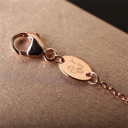 [LUXORA]Hollow Design Four-Leaf Clover Flower Shape Ring