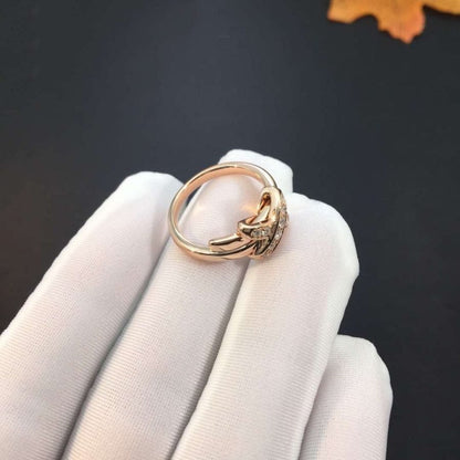 [LUXORA]JEUX DE PINK GOLD DIAMOND RING