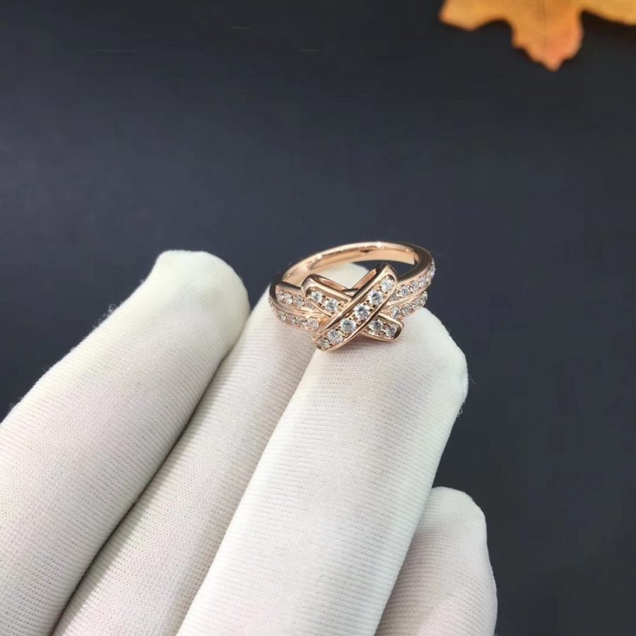 [LUXORA]JEUX DE RING PINK GOLD DIAMOND