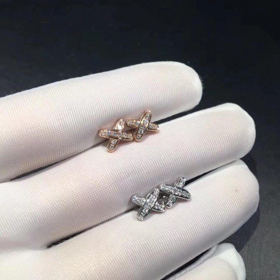 [LUXORA]JEUX DE DIAMOND EARRINGS