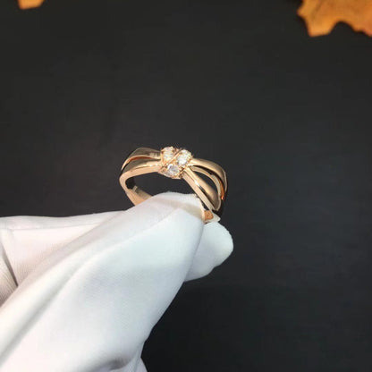 [LUXORA]LIENS RING PINK GOLD DIAMOND