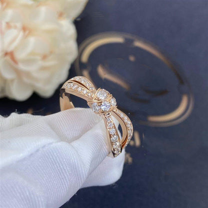[LUXORA]LIENS PINK GOLD DIAMOND RING