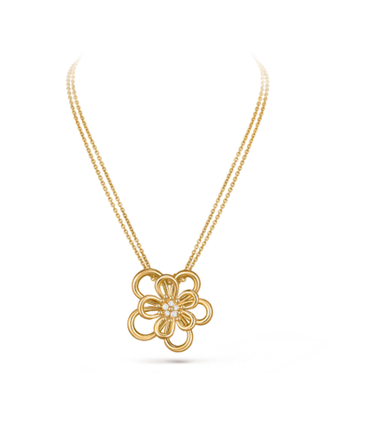 [LUXORA]Flowerlace Brooch Pendant