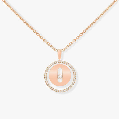 [LUXORA]Demo MOVE PM NECKLACE PINK GOLD DIAMOND