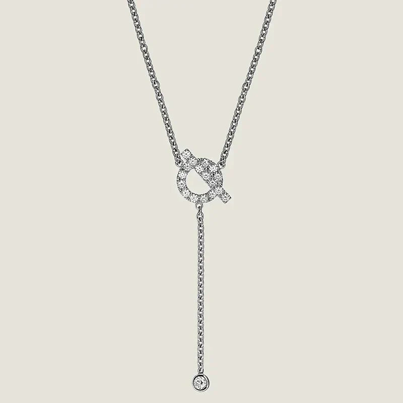 [LUXORA]FINESSE SILVER DIAMOND NECKLACE