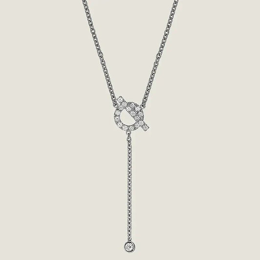 [LUXORA]HALSKETTE SILBER DIAMANT FINESSE