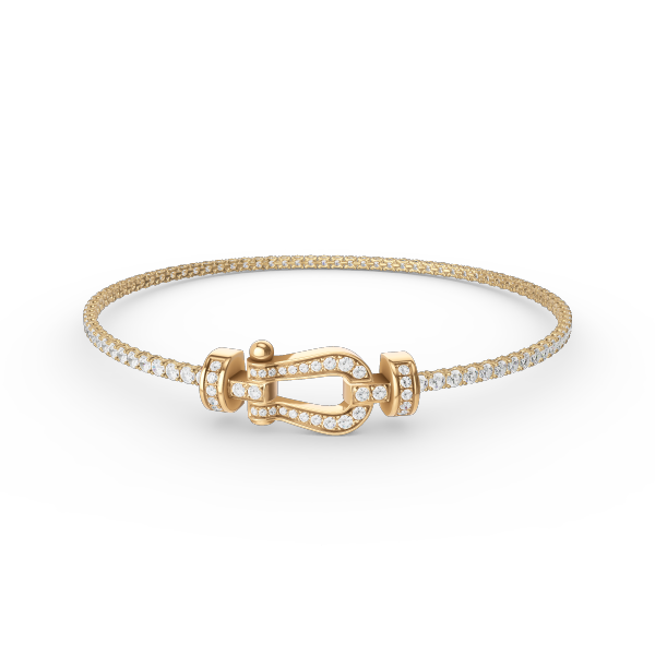[LUXORA]FORCE  HORSESHOE  DIAMOND TENNIS BRACELET