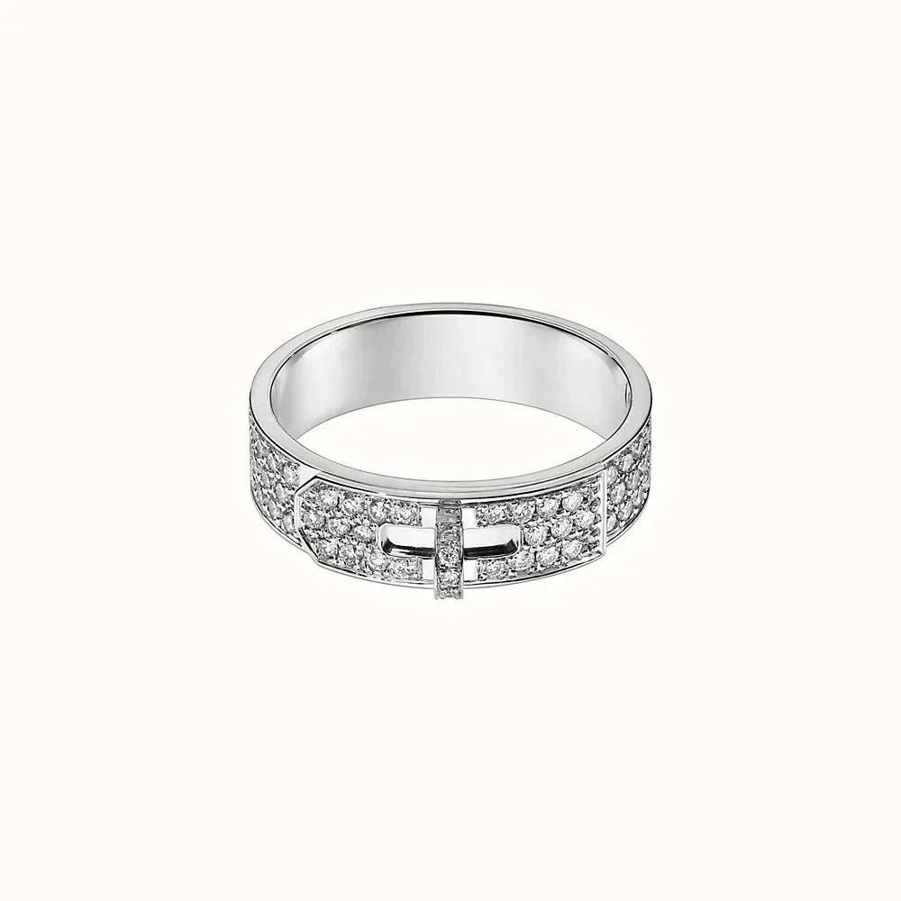 [LUXORA]KELLY SILVER DIAMOND RING
