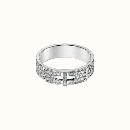 [LUXORA]KELLY SILVER DIAMOND RING