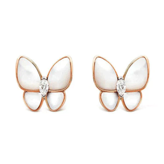 [LUXORA]BUTTERFLY MOP DIAMANT OHRRINGE