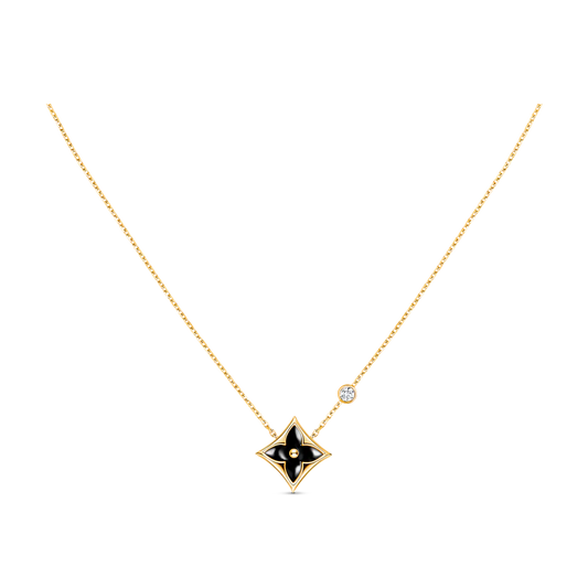 [LUXORA]STAR BLACK MOP NECKLACE